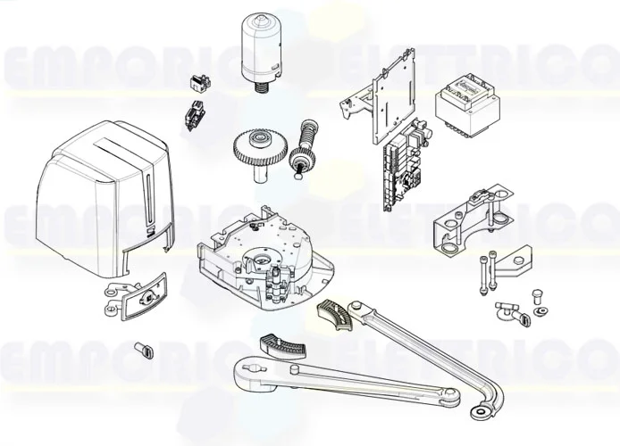 came motor spare parts page fst23dlc 801mb-0090