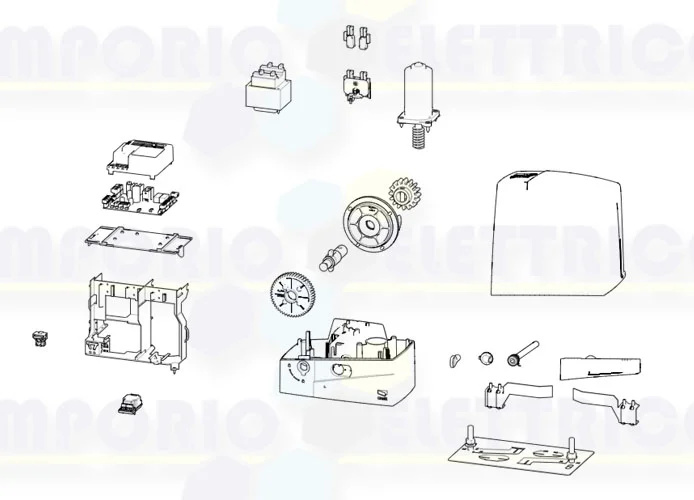 came motor spare parts page sdn6