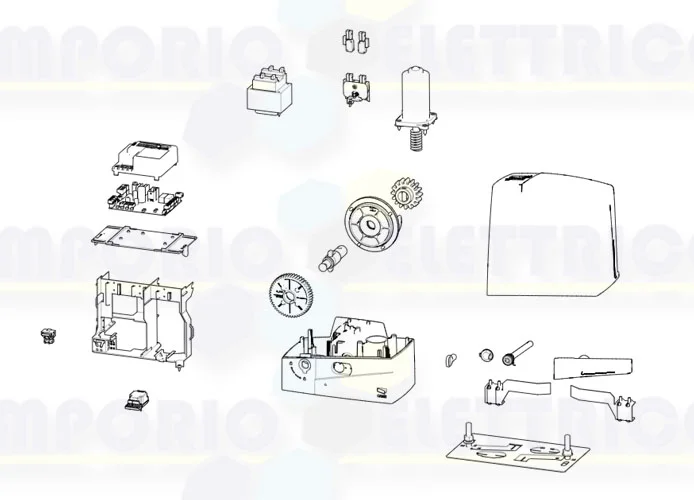 came motor spare parts page sdn10