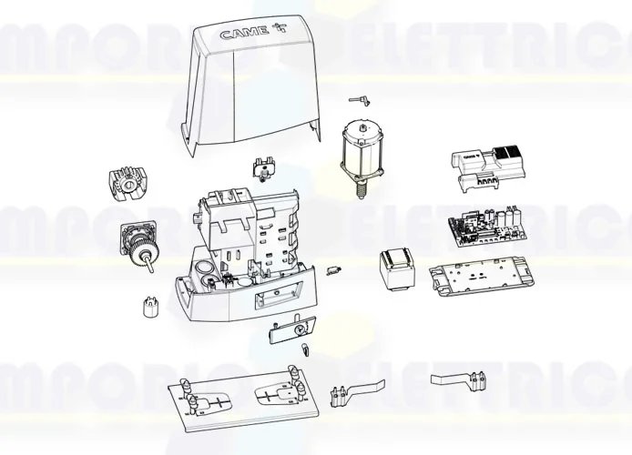 came motor spare parts page 001bkv15ags bkv15ags 801ms-0300