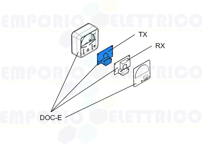 came spare part electronic board tx doc-e 119rir018