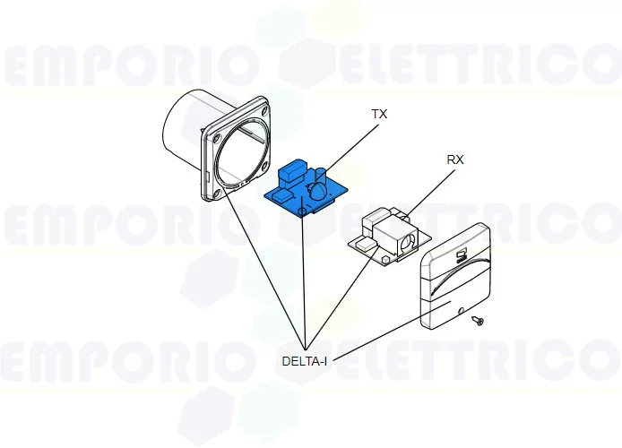 came spare part electronic board tx delta-i 119rir381