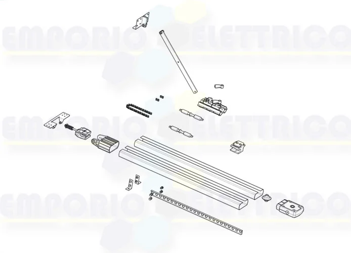 came spare part page chain guide 001v0684 v0684