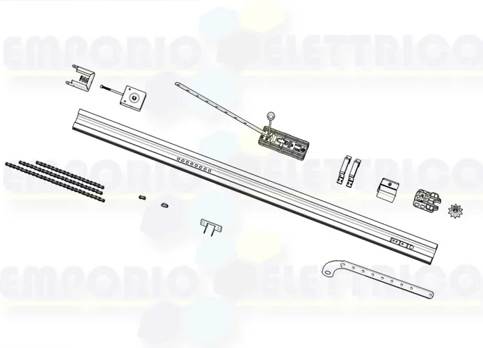 came spare part page chain guide 001v06001 v06001