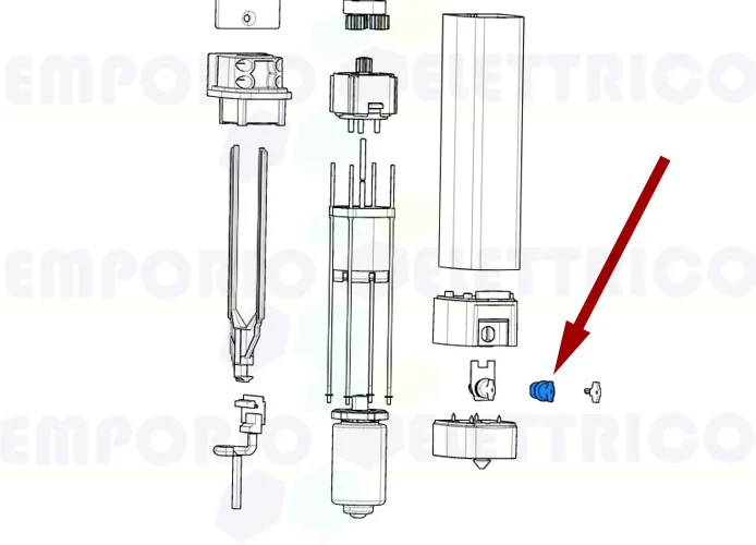 came spare part lock cylinder g2500 g4000 stylo-me 119rig213