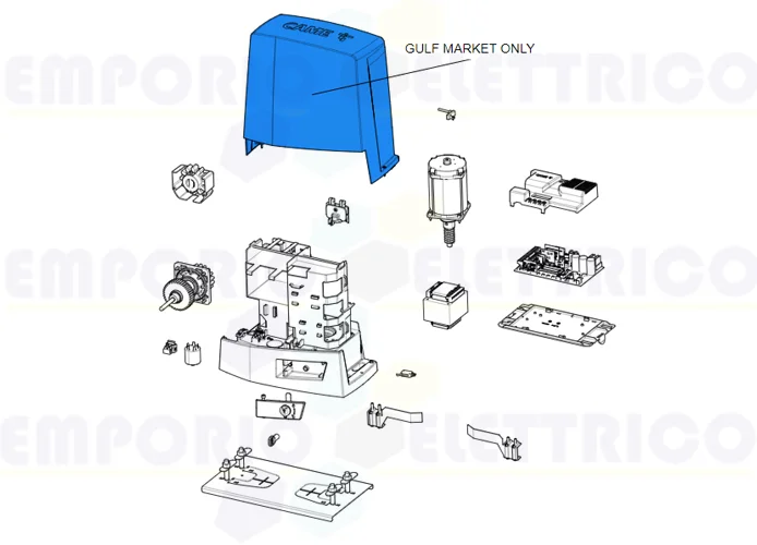 came spare part grey cover ral 7024 bkv 88001-0196