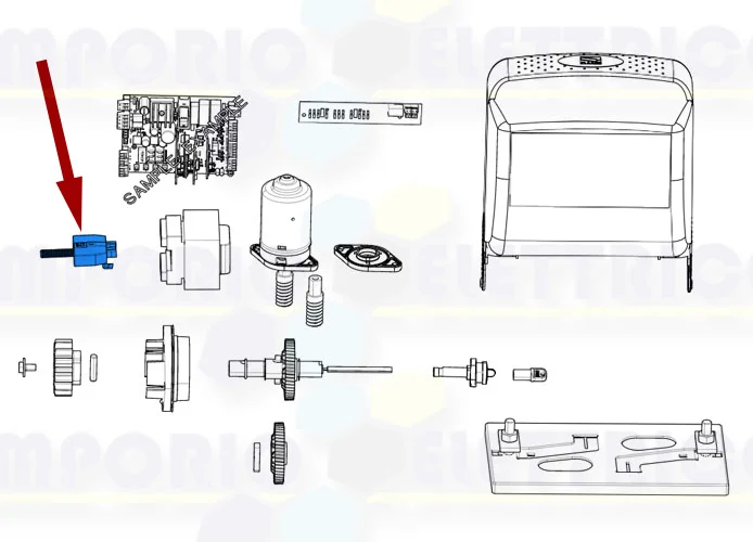 came spare part mechanical limit switch group bz 119ribz015