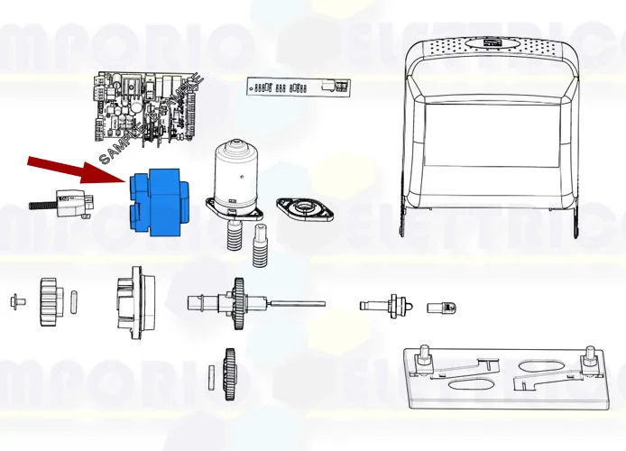 came spare part transformer bz 119rir101