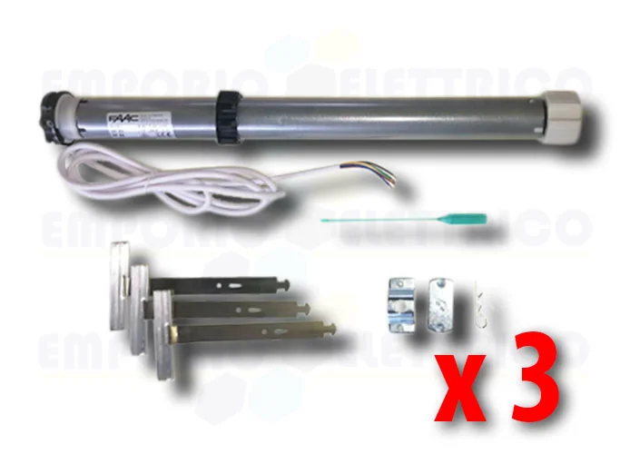 faac tm2k kit tubular mini motor tm245 30/17 55 kg 143202 (ex 132036) x 3