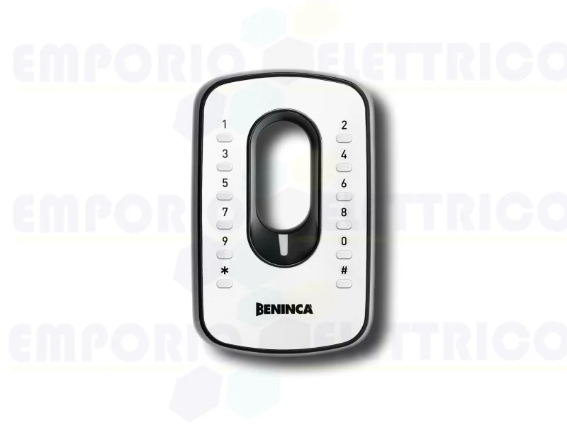 beninca wireless digital keypad aluminium casing triple coding iri.kpad 9760033