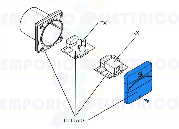 came spare part front cover delta-si 119rir392