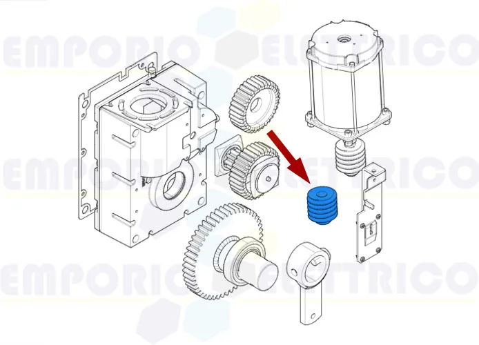 came spare part endless screw gard 119rig094