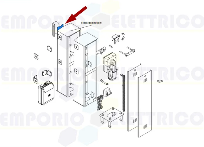 came spare part rod holder support - g2500 119rig086