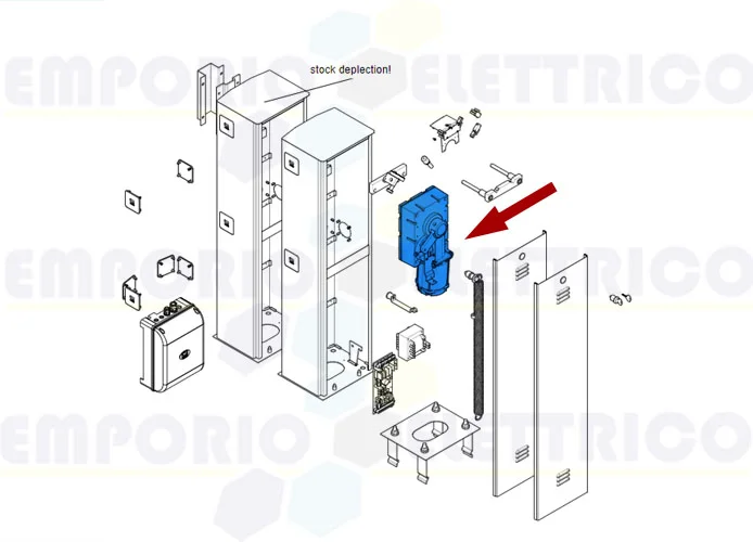 came spare part gearmotor gard 2500 119rig201 