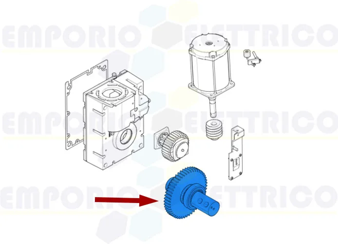 came spare part of the slow shaft for g3000 119rig414 