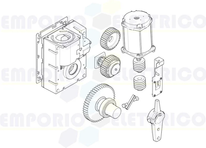 came spare part page for gearmotor-g6000 barriers