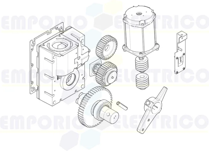 came spare part page for gearmotor-g3750 barriers