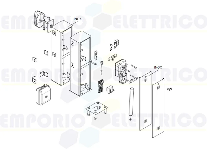 came spare part page for g3750-g3751 v.1 barriers