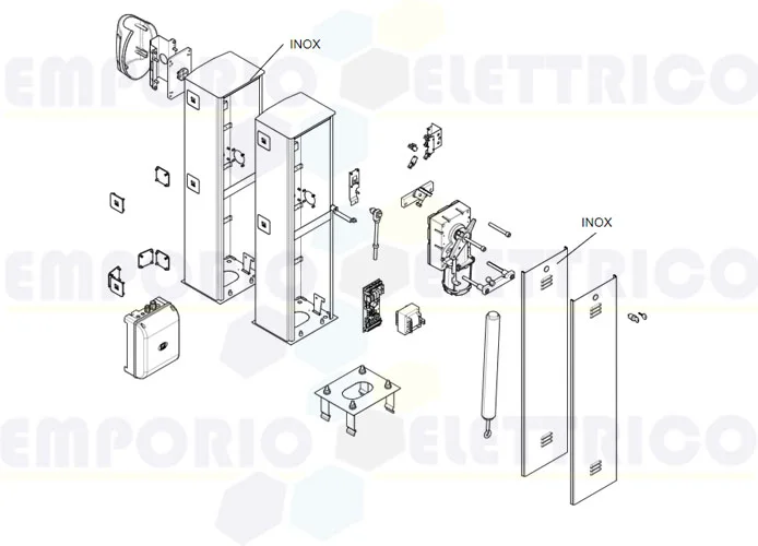 came spare part page for g3750-g3751 barriers
