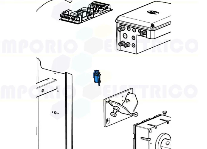 came ricambio microinterruttori leva corta 10pz 119rir084