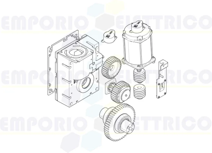 came spare part page for gearmotor-g4041z barriers