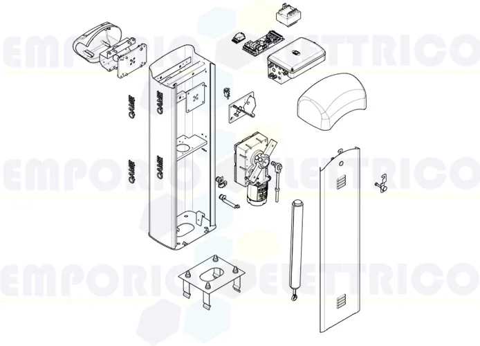 came spare part page for g4040ezt v.1 barriers