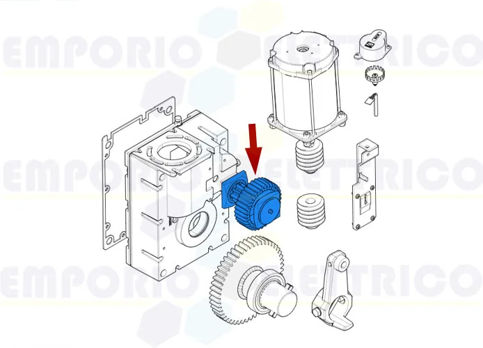 came spare part first reduction group g2081 119rig153