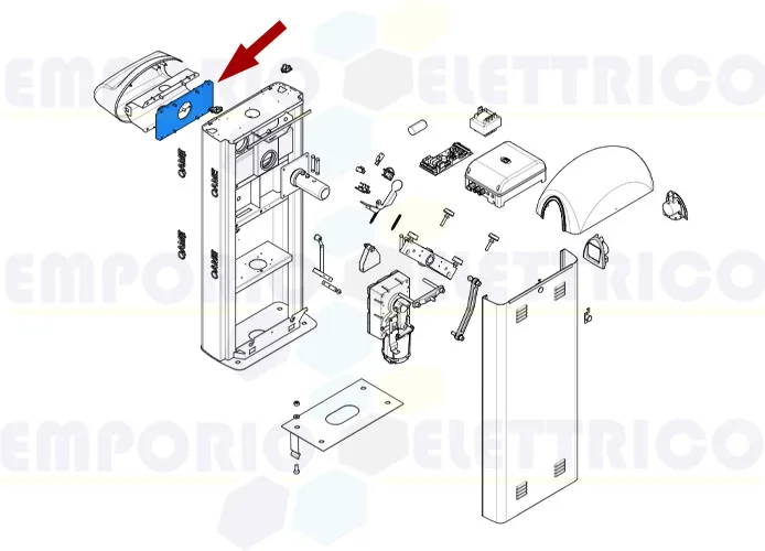 came spare part middle plate g2080 g2081 119rig131