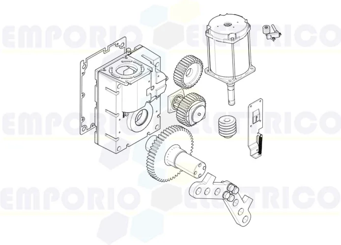 came spare part page for gearmotor-gt4 barriers