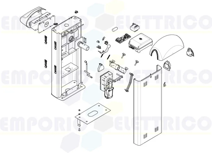 came spare part page for g2081z barriers