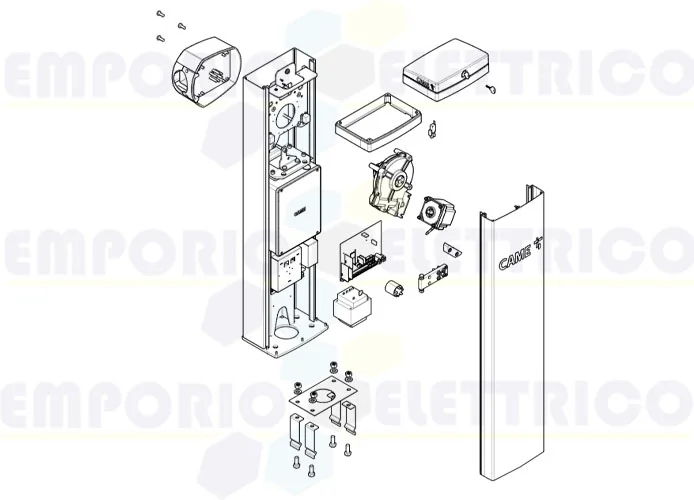 came spare part page for gpt40ags barriers