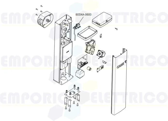 came spare part page for gpt40agl barriers