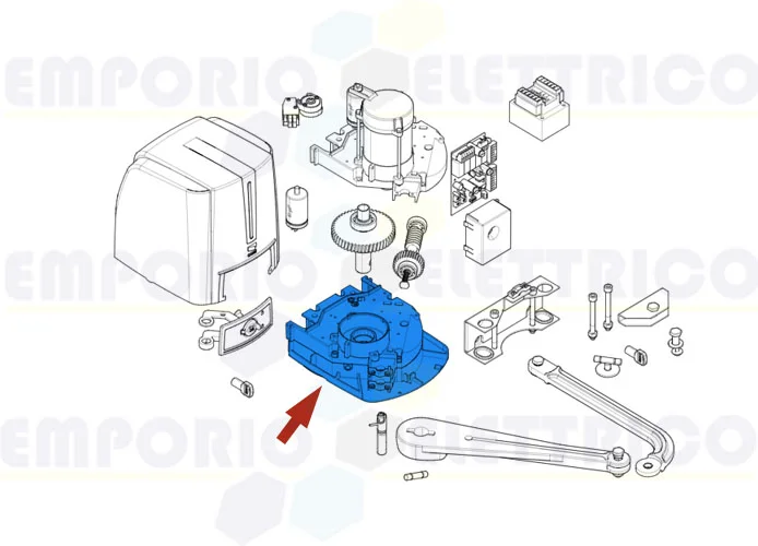 came spare part gearmotor casing fa70230 fa70230cb 88001-0265