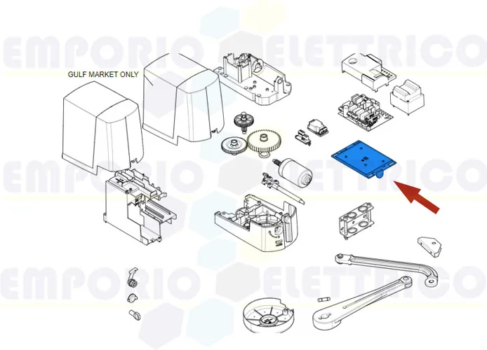 came spare part card base ftx 88001-0263