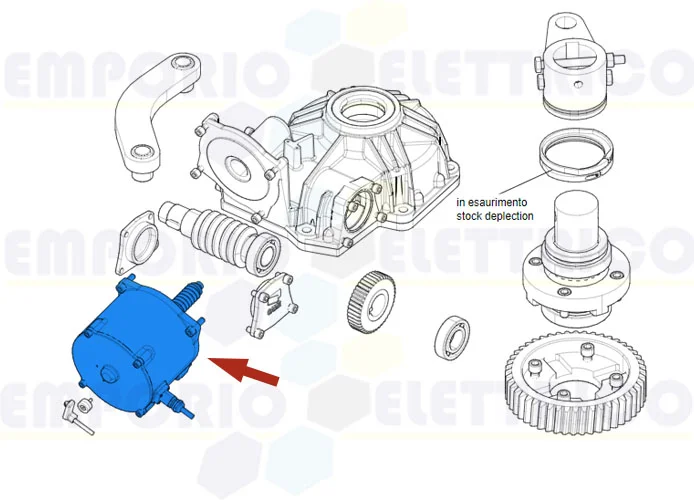 came spare part motor group frog pm6 119ria119