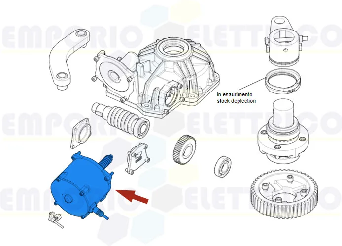 came spare part motor group frog pm4 119ria118