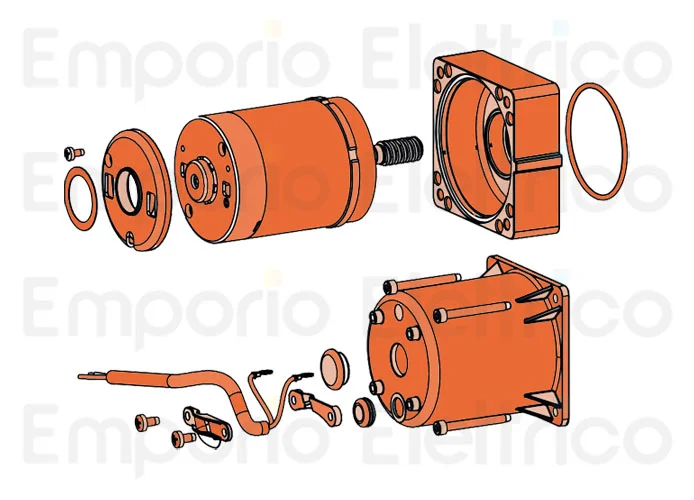 faac spare part motor 390/trigon 24v 63000596