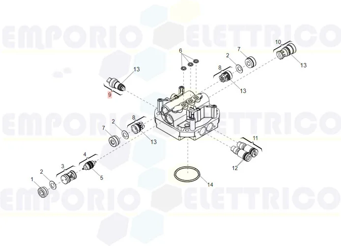 faac ricambio valvola di sblocco 402 (2020) 63003419