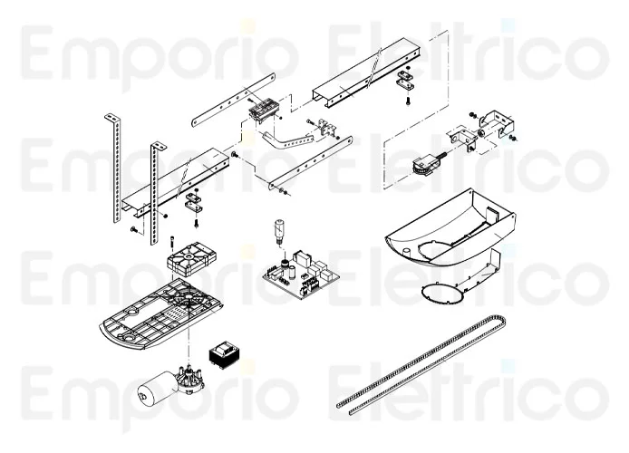 beninca drive trolley jim3-4 9686681