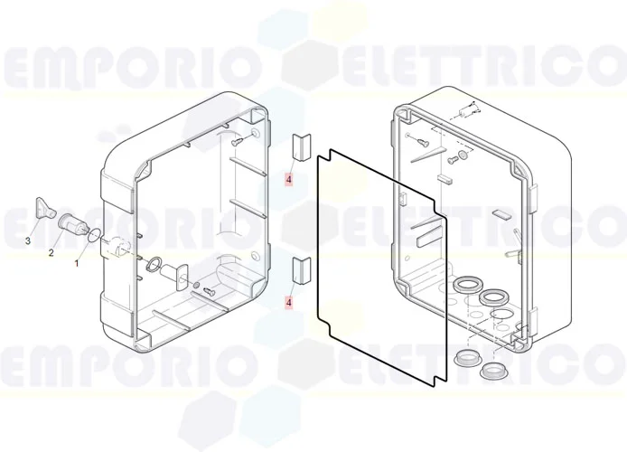 faac ricambio cerniera cassetta appar.multif 7309105