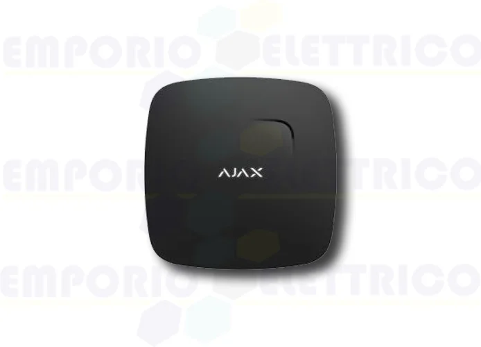 ajax wireless smoke detector black colour fireprotect 38104