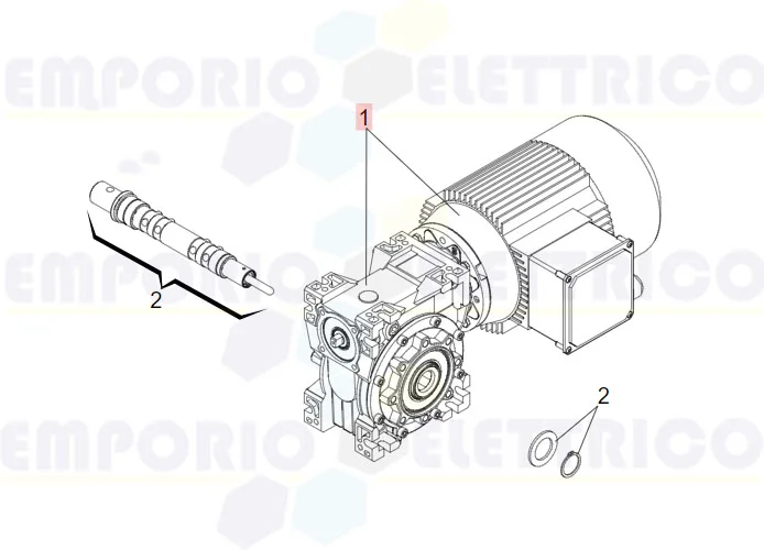 faac spare part gearmotor c850 63002915