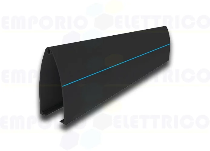 came rubber profile for sensitive edges 4000mm black rv118n