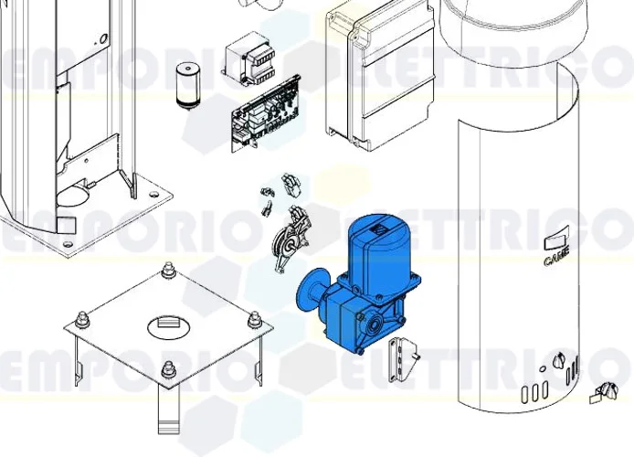 came spare part gearmotor cat-x 230v 119rix023