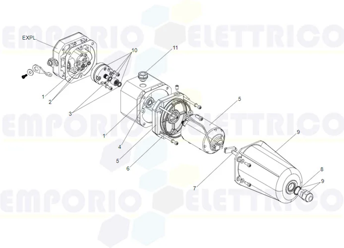 faac hydraulic control unit spare parts page s800h cbac