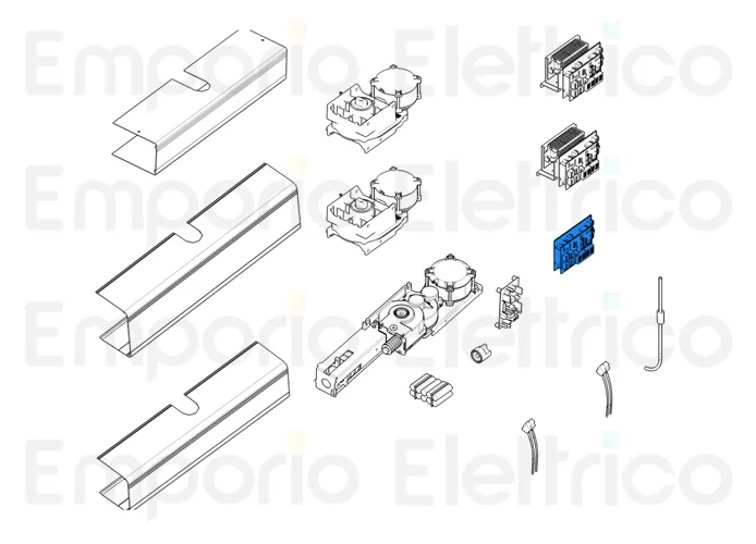 came spare part electronic board for automation sw2/sw3 119rip155