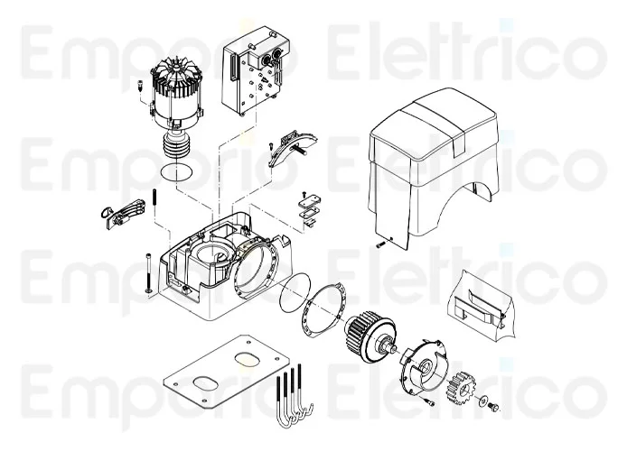 beninca control unit bull10m/15m/20m cp.bull-ri 9688231